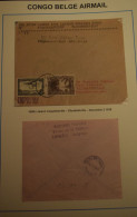 ZAC BELGIAN CONGO BIRTHDAY COQUILHATVILLE E/VILLE 02.12.1938 - Covers & Documents