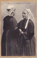 10636 ● GUEMENE Morbihan Jeunes Filles Etude De La Coiffe 1915 à Gustave BLANCHETTE 18 Rue De Paris Crepy-en-Valois - Guemene Sur Scorff