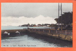 10526 /  ◉  ️ Incomum SÃO TOME E PRINCIPE Ex-colônias Portuguesas Foz Do Rio AGUA GRANDE 1910s Edição ELITE 26 - Sao Tome And Principe