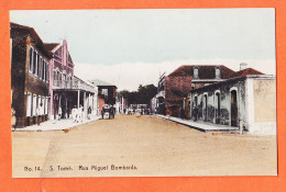 10527 /  ◉  ️ Incomum SÃO TOME E PRINCIPE Ex-colônias Portuguesas Rua Miguel BOMBARDA 1910s Edição ELITE 6 - Sao Tome And Principe