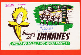 10119 ● Tampon CASTRES 81-Tarn Primeurs JOUGLA Spécialité Banane Mangez BANANES Fruits Soleil Nul Autre Pareil Buvard - Levensmiddelen