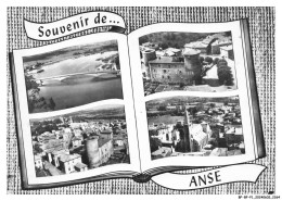 BF-BFP1-1133-69 - Souvenir De ANSE - Pont De St-Bernard - Le Château  - L'église St-Pierre - Anse