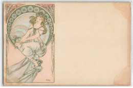 ILLUSTRATEUR MUCHA ALPHONSE #FG58624 FEMME LES SAISONS ART NOUVEAU - Mucha, Alphonse