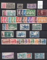 Guyane 1904/1947, Poste Aérienne, Inini - Timbres Tous Neufs SANS Gomme - Yvert 182-200 Complet - Altri & Non Classificati