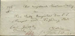 8781) Dr.... 1838 - Kompletter Faltbrief Nach ? Auf 15 Kreuzer Steuer / Fiskalpapier - ...-1850 Vorphilatelie