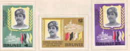 BRUNEI  -  1968 Sultans Installation Set Hinged Mint - Brunei (...-1984)