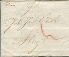 10.130) Wien 1809 - Kompletter Faltbrief Nach Steyr - ...-1850 Vorphilatelie