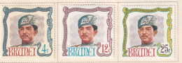 BRUNEI  -  1968 Sultans Birthday Set Hinged Mint - Brunei (...-1984)