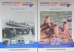 For The Collector-2 X Issues Of GUERNSEY STAMPS & COLLECTABLES + ALDERNEY Booklet- Feb/May 2024-(12 & 12pages + Inserts) - Philatélie Et Histoire Postale