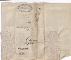 PLI DE KLAGENFURT.  AVEC ENORME SCEAU AU VERSO - ...-1850 Vorphilatelie
