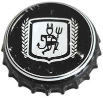 France Capsule Bière Beer Crown Cap Jenlain Diable Avec Trident RP273 - Limonade