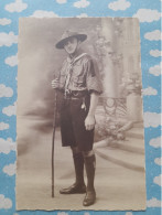 SCOUTISME CAEN CALVADOS NORMANDIE UN SCOUT CARTE PHOTO ELECTRIC - Pfadfinder-Bewegung