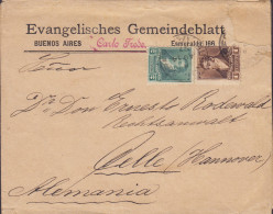 Argentina EVANGELISCHES GEMEINDEBLATT 1897? Wrapper Streifband Bande Journal CELLE Hannover Germany (2 Scans) - Briefe U. Dokumente