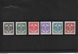 MONACO 1943 ARMOIRIES Yvert 249-254 NEUF** MNH - Neufs