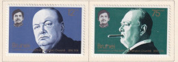 BRUNEI  -  1974 Churchill Set Hinged Mint - Brunei (...-1984)