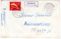 DDR 1960, Landpost Stpl. PRIEMERN üb. Seehausen/Altm. Auf Brief M. 20 Pf. - Briefe U. Dokumente