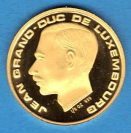 Luxembourg / Luxemburg - 20 Francs 1989 - Jean Grand-Duc De Luxembourg (Gold, Or, Goud - 999/1000) - Lussemburgo