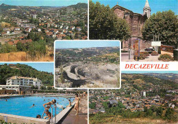 12 - Decazeville - Multivues - Piscine - CPM - Voir Scans Recto-Verso - Decazeville