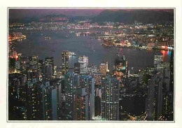 Hong Kong - Les Immeubles Des Centres De Victoria Et Kowloon - Vue Aérienne - Buildings - Carte Neuve - CPM - Voir Scans - China (Hong Kong)