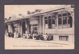 Rare CPA Suisse VD Maison A. Demont Confiseur Chocolatier Territet Montreux ( 087) - Montreux