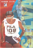 ATHLETISME - COURSE A PIED - PUB FILA - PHOTO DU MEXICAIN GERMAN SILVA - 2 FOIS VAINQUEUR DU MARATHON DE NEW YORK 94 95 - Atletiek
