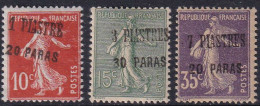 Levant N°38 /40 3 Valeurs Qualité:* Cote:171 - Neufs