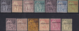 Guadeloupe N°14 /26 13 Valeurs Qualité:* Cote:855 - Ongebruikt