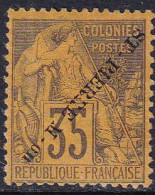 Saint Pierre Et Miquelon N°27 A 35c Surcharge Renversée Qualité:* Cote:1150 - Ungebraucht