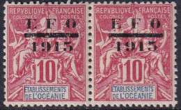 Océanie N°38 Ba E Sans Barre Médiane Tenant à Normal Qualité:* Cote:90 - Neufs