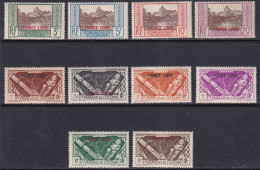 Océanie N°140 /149 France Libre 10 Valeurs Qualité:* Cote:500 - Neufs
