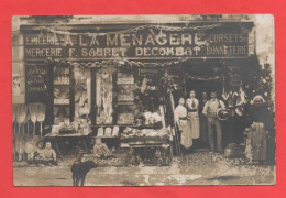 63 - Lezoux - Carte Photo épicerie Rue Notre Dame - Lezoux