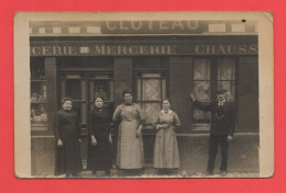 14 - Orbec - Carte Photo épicerie 26 Rue Croix Lyonnais - Orbec