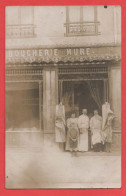 69 - Lyon 9 - Carte Photo Boucherie Au 17 Quai Arlong - Lyon 9