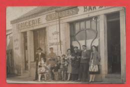 54 - Vandoeuvre - Carte Photo Bar épicerie Au 2 Rue Nabécor - Vandoeuvre Les Nancy