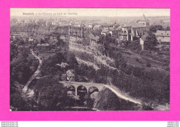 F-12-Bozouls-02P6 Vue Sur Le Château Au Bord Du Gouffre, Cpa BE - Bozouls