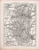 Carte Du Département Du HAUT-RHIN - Geographical Maps
