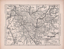 Carte Du Département De Haute-Loire - Geographical Maps