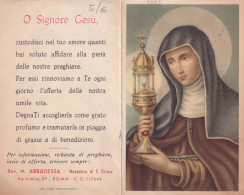 Calendarietto - Rev.m. Abbadessa - Monastero Di S.chiara - Roma - Anno 1962 - Formato Piccolo : 1961-70