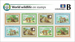Sierra Leone 2024 WWF Stamps On Stamps. Big Cats. (1087f01) - Ongebruikt
