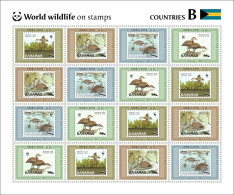 Sierra Leone 2024 WWF Stamps On Stamps. Birds. (1087f06) - Ongebruikt