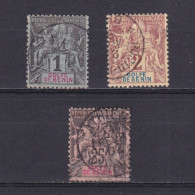 BENIN 1893, Sc# 20-27, CV $40, Part Set, Used - Gebruikt