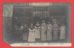 92 - Puteaux - Carte Photo Charcuterie Au 93 Rue Voltaire - Puteaux