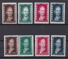 Argentina Mi# 599-606 ** MNH Eva Peron 1952 - Ongebruikt