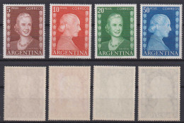 Argentina Mi# 607-10 ** MNH Eva Peron 1952 - Ongebruikt