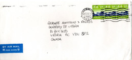 L90831 - Hong Kong - 1997 - 3@$1,30 A LpBf HONG KONG -> Victoria, BC (Canada) - Covers & Documents