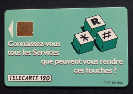 38/  Télécarte France Télécom - Conversation à Trois (120 Unités) - Operatori Telecom