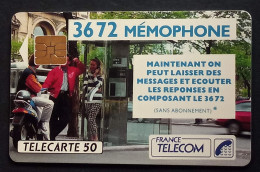43/  Télécarte  France Télécom - 36 72  MÉMOPHONE (50 Unités) - Operatori Telecom