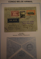 ZAC BELGIAN CONGO FIRST FLIGHT IRUMU COSTERMANSVILLE 18.01.1939 - Covers & Documents