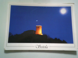 Cartolina  Viaggiata "SESTOLA La Rocca - Notturno" 2004 - Modena