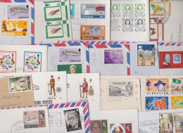 GIBRALTAR Lot De 210 Enveloppes Et Cartes Timbrées Timbre Premier Jour Stamp FDC Air Mail Cover Letter Maximum Post Card - Gibraltar